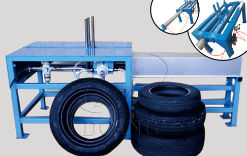 A Hawaii customer ordered a set of waste tire doubling and triping machine from DOING