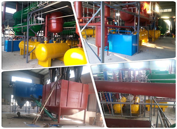 tire pyrolysis plant finised install