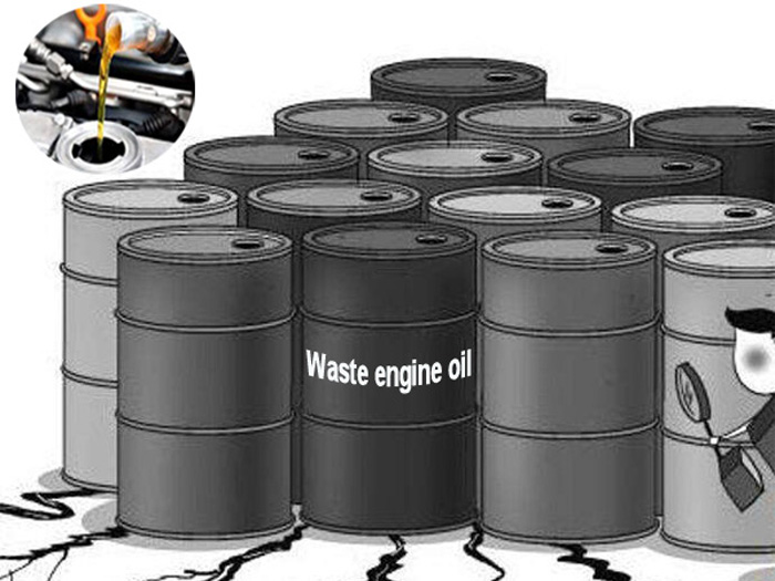 What is disposal cost of waste oil recycling to diesel ?