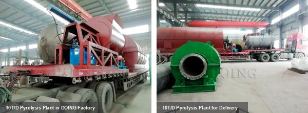 plastic pyrolysis recycling to oil machine