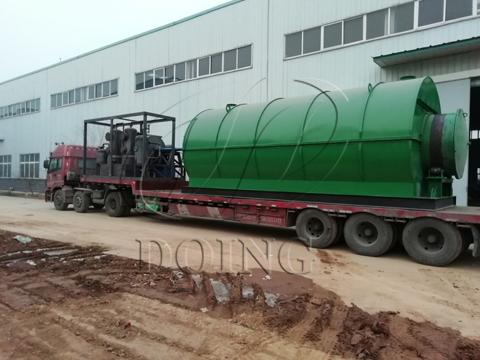 2 sets 10T/D waste tyre to oil pyrolysis plants delivered to Liaoning, China
