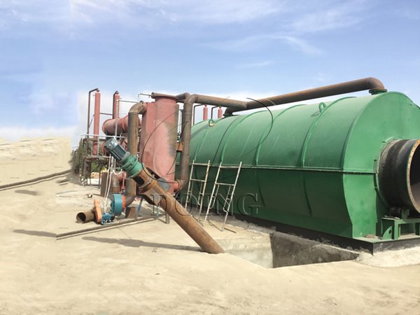 waste tire pyrolysis equipment