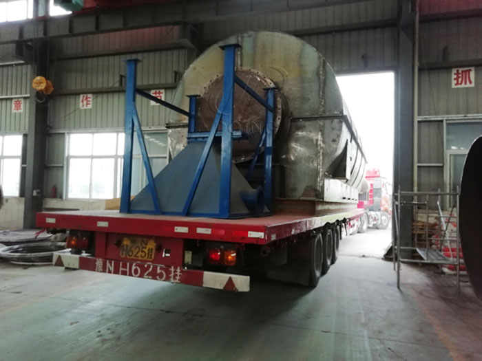 The delivery of two sets 12T waste plastic to oil machine to Guangdong, China have been completed