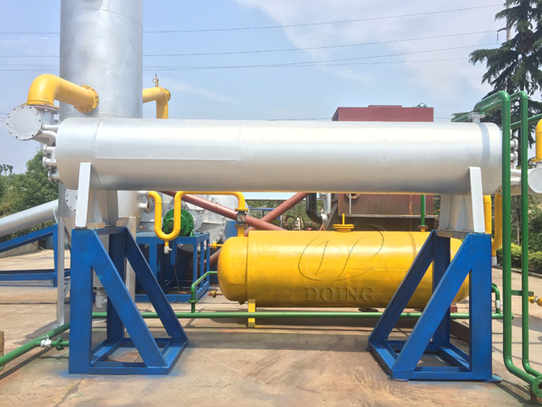 continuous waste plastic recycling machine