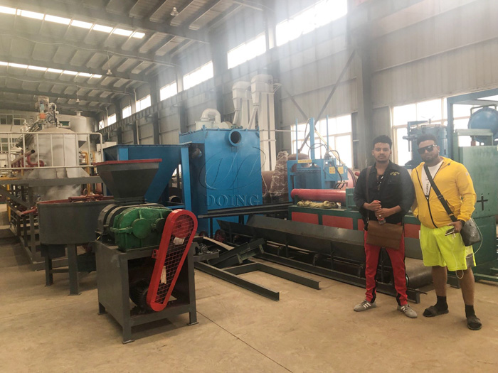 Ethiopian customers ordered one set 10T waste tire pyrolysis equipment