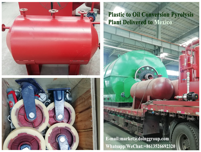 plastic to oil conversion pyrolysis plant
