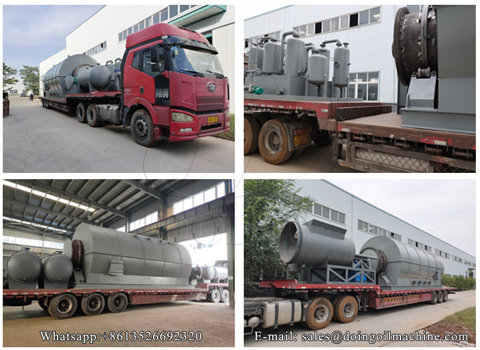 tire recycling pyrolysis plant