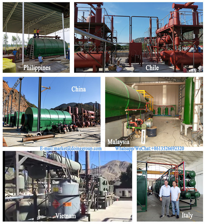 tyre pyrolysis plant