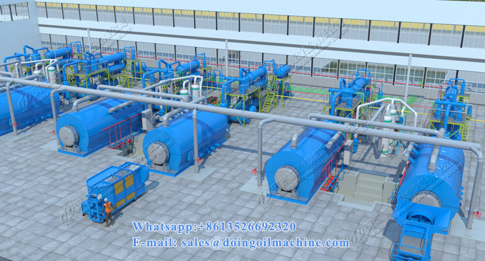 waste plastic pyrolysis plant