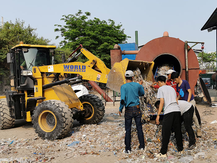 plastic to fuel plant