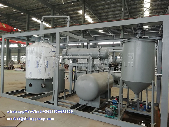 1T/D waste oil distillation machine was delivered to Ghana