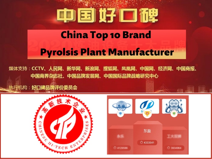Top 10 Brand Pyrolsis Machine Manufacturer