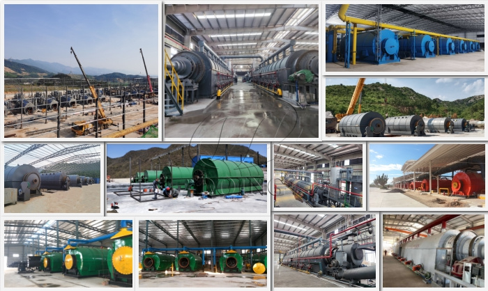 tire plastic pyrolysis plant project