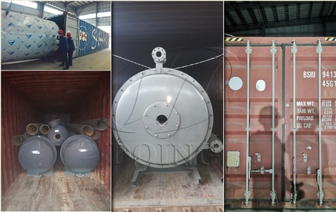 DOING new design pyrolysis oil to diesel distillation plant was delivered to Mali