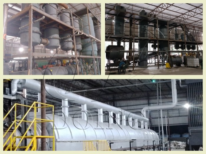 A set of 50 TPD fully continuous plastic pyrolysis machine successfully put into operation in Brazil