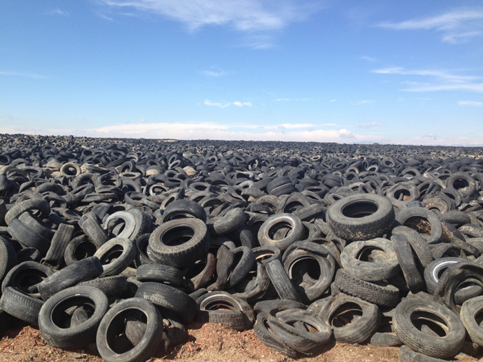 waste tires for recycling