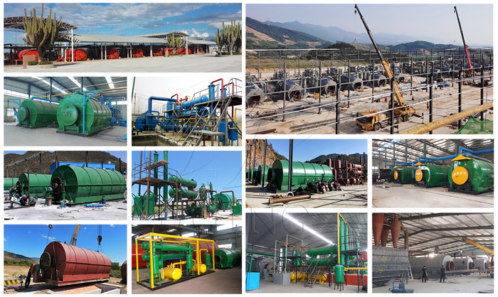 Project cases of DOING waste tire pyrolysis machine