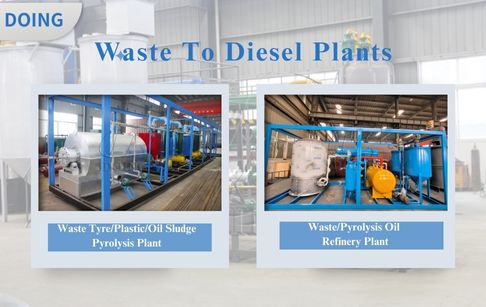 Our Taiwanese customer ordered 500kg skid-mounted solid waste pyrolysis machines and pyrolysis oil refining machines