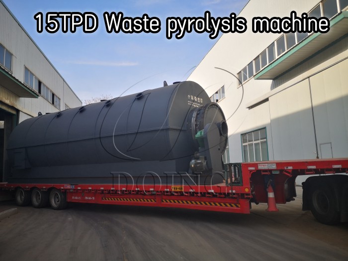 DOING 15 TPD waste pyrolysis plant for sale