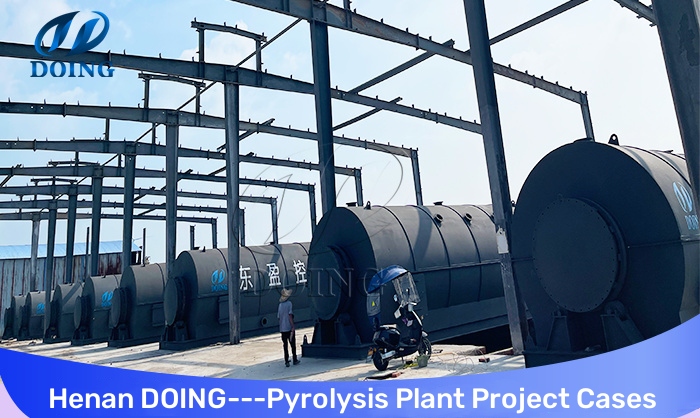 waste plastic pyrolysis plant in China