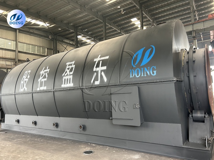 15TPD Waste aluminum plastic recycling pyrolysis plant installed in China