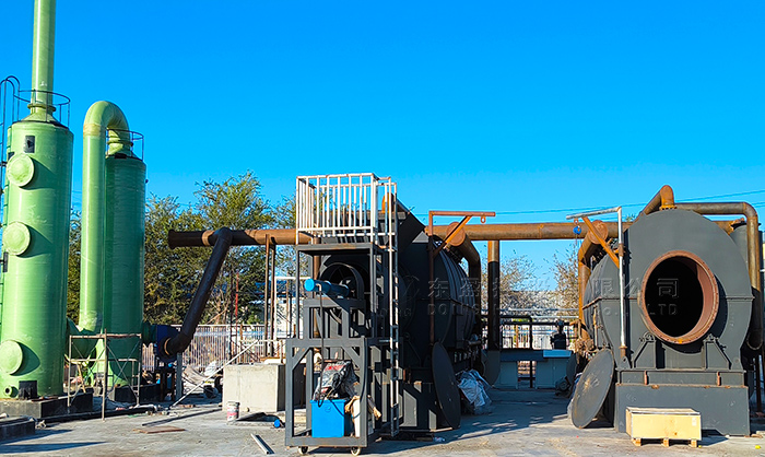 DOING farmland plastic mulch film pyrolysis equipment