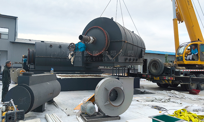 DOING agricultural plastic film pyrolysis project
