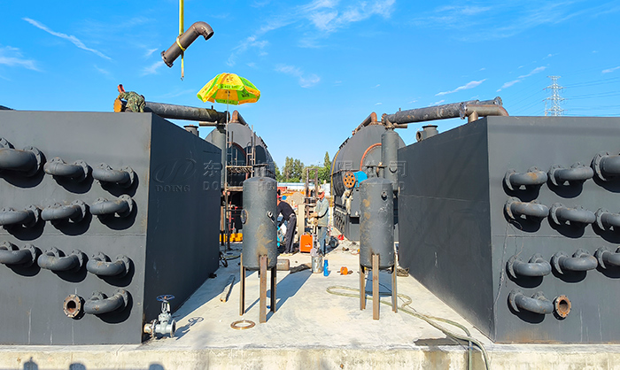 DOING plastic pyrolysis equipment condenser