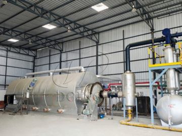 DOING 15TPD batch type plastic to oil pyrolysis machine in India