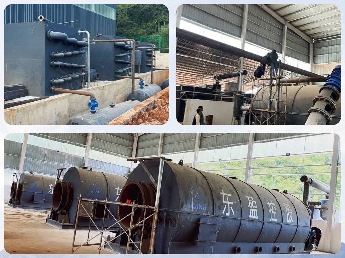 Completion of DOING waste tire pyrolysis machine project in Myanmar Completion of DOING waste tire pyrolysis machine project in Myanmar
