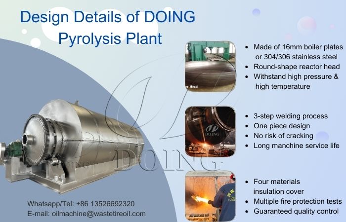 DOING plastic pyrolysis machine