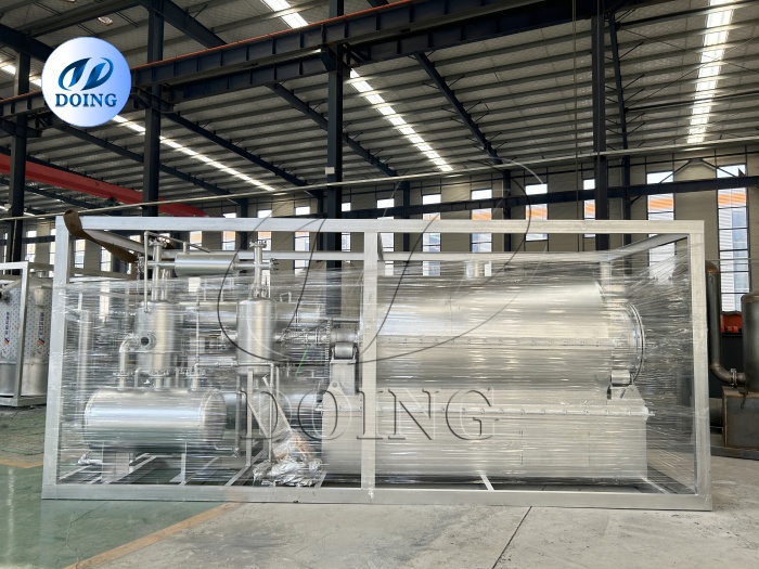 DOING frame type plastic pyrolysis plant DOING plastic pyrolysis plant