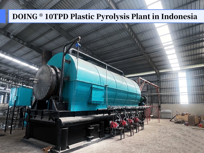 plastic pyrolysis machine in indonesia
