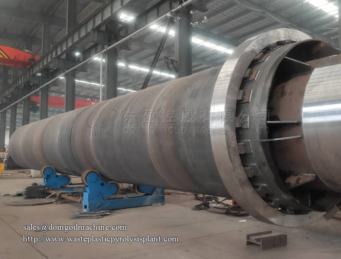 continuous plastic pyrolysis plant