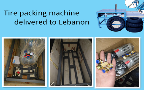 Tire unpacking machine ordered by Lebanese customer was delivered from Doing factory