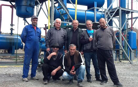 Georgia customer‘’s waste plastic pyrolysis plant successfully installed 