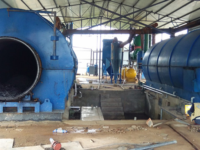 Dali,Yunnan customer's pyrolysis plant successfully running