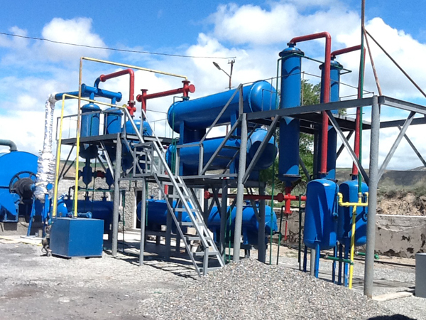 DOING waste plastic pyrolysis plant