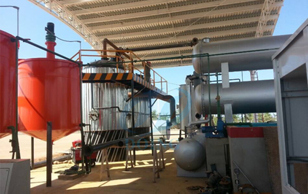 DOING waste oil to diesel plant