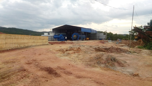 Yunan pyrolysis plant spot