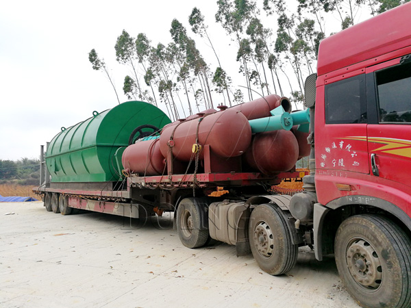 waste plastic to oil machine