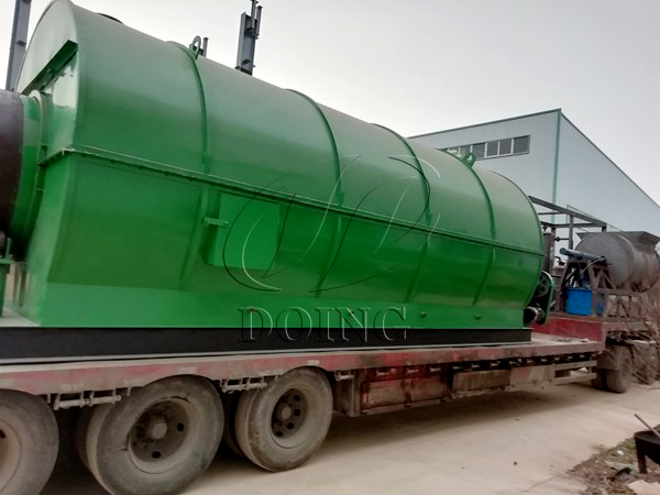 tyre pyrolysis plant