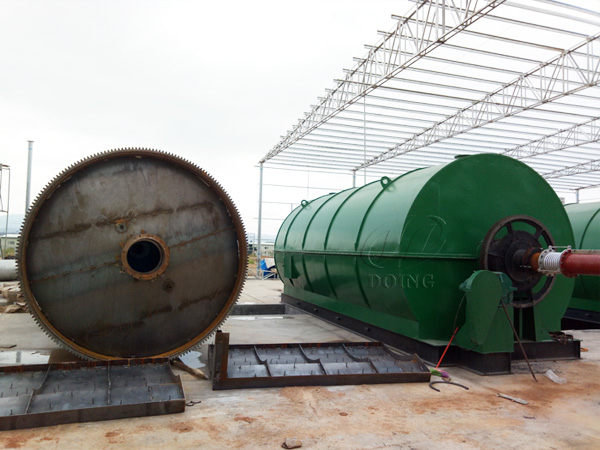 plastic to oil machine