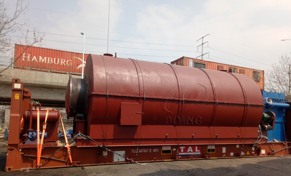 tyre recycling to oil machine
