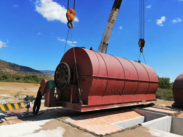 waste plastic to fuel plant
