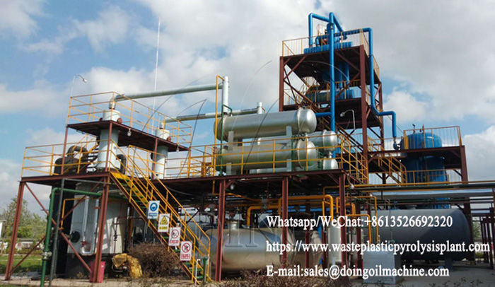 waste oil distillation plant