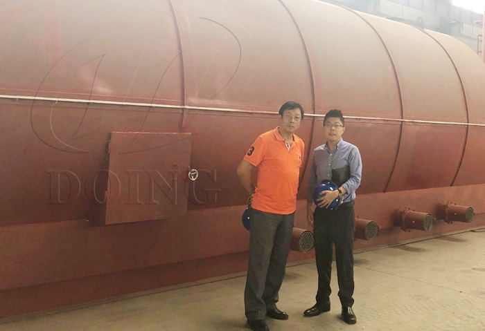 waste tire pyrolysis equipment