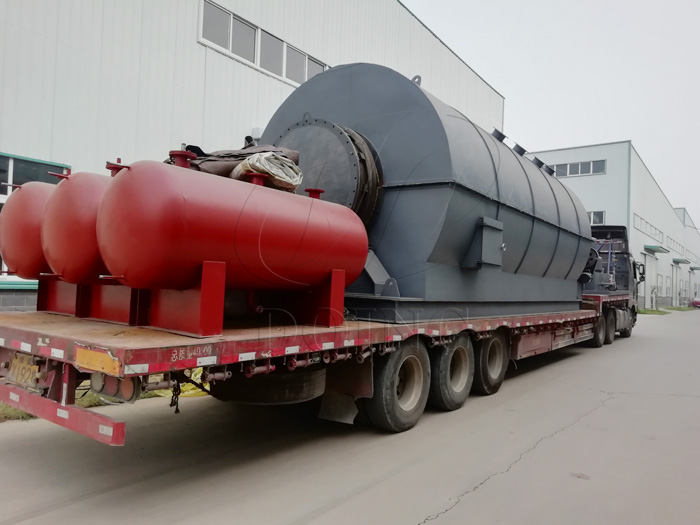 tyre recycling to oil plant
