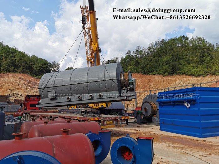 waste tire pyrolysis plant