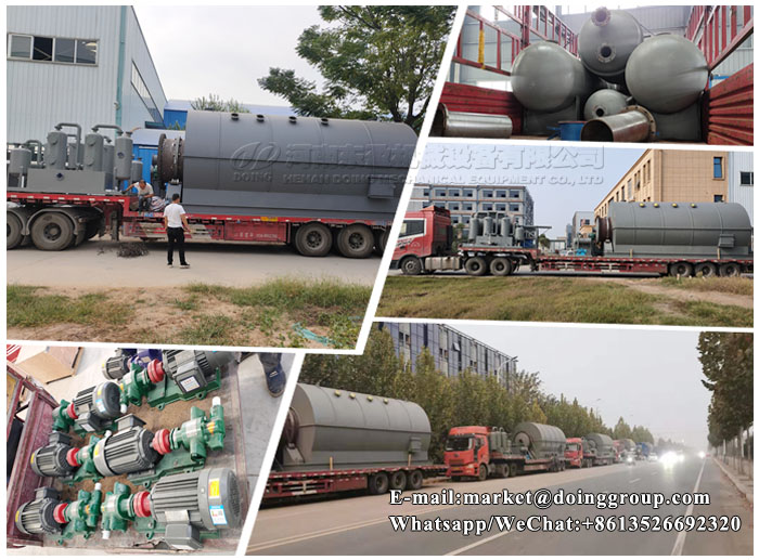 waste plastic to oil machine